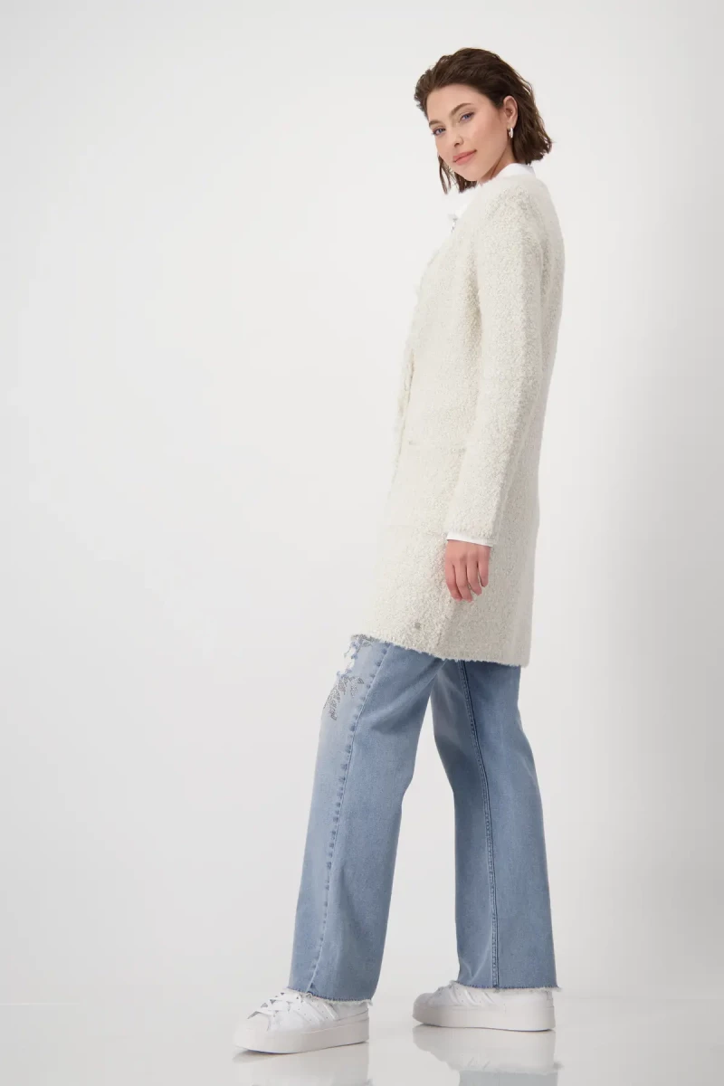 Monari Strickmantel mit Lurex Bis zu 55% Rabatt