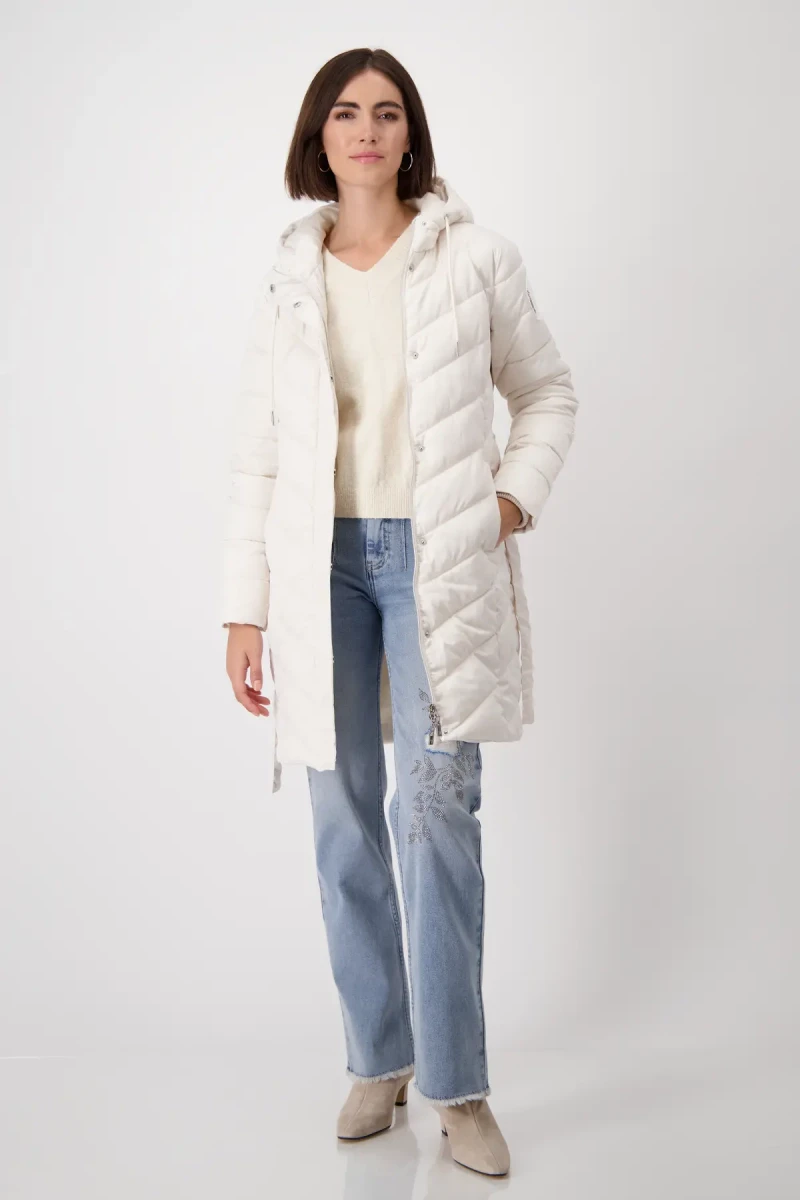 Monari Steppmantel mit Kapuze Discount Store für neue Produkte