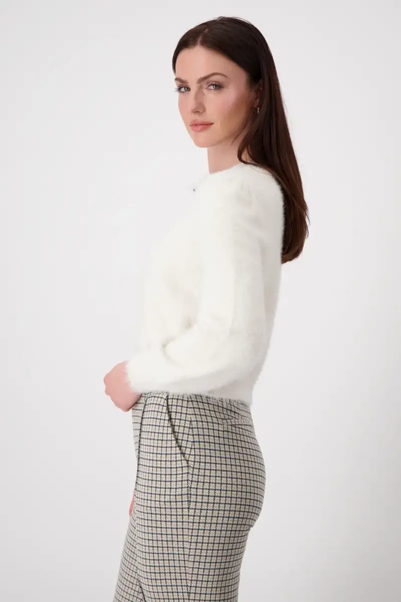 Monari Flauschige Strickjacke 50% Rabatt mit kostenlosem Versand