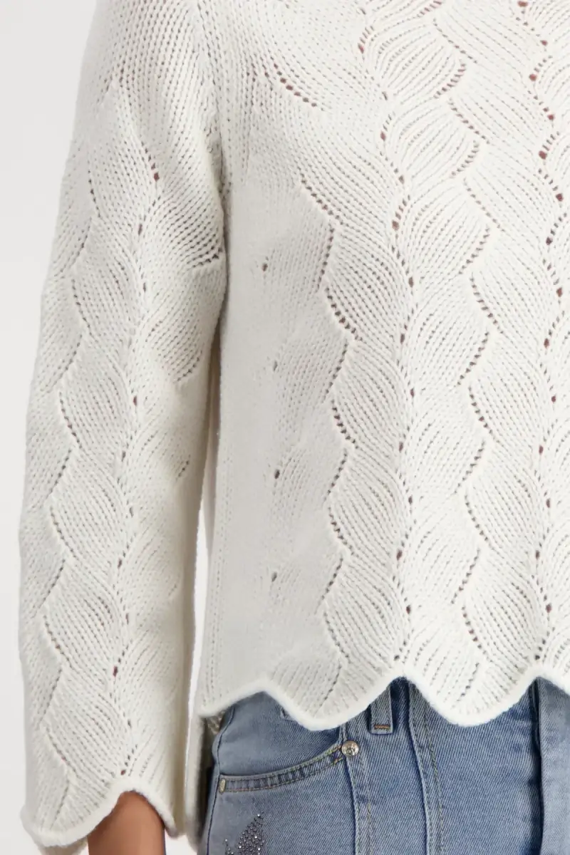 Monari Pullover mit Zopfmuster Im Verkauf