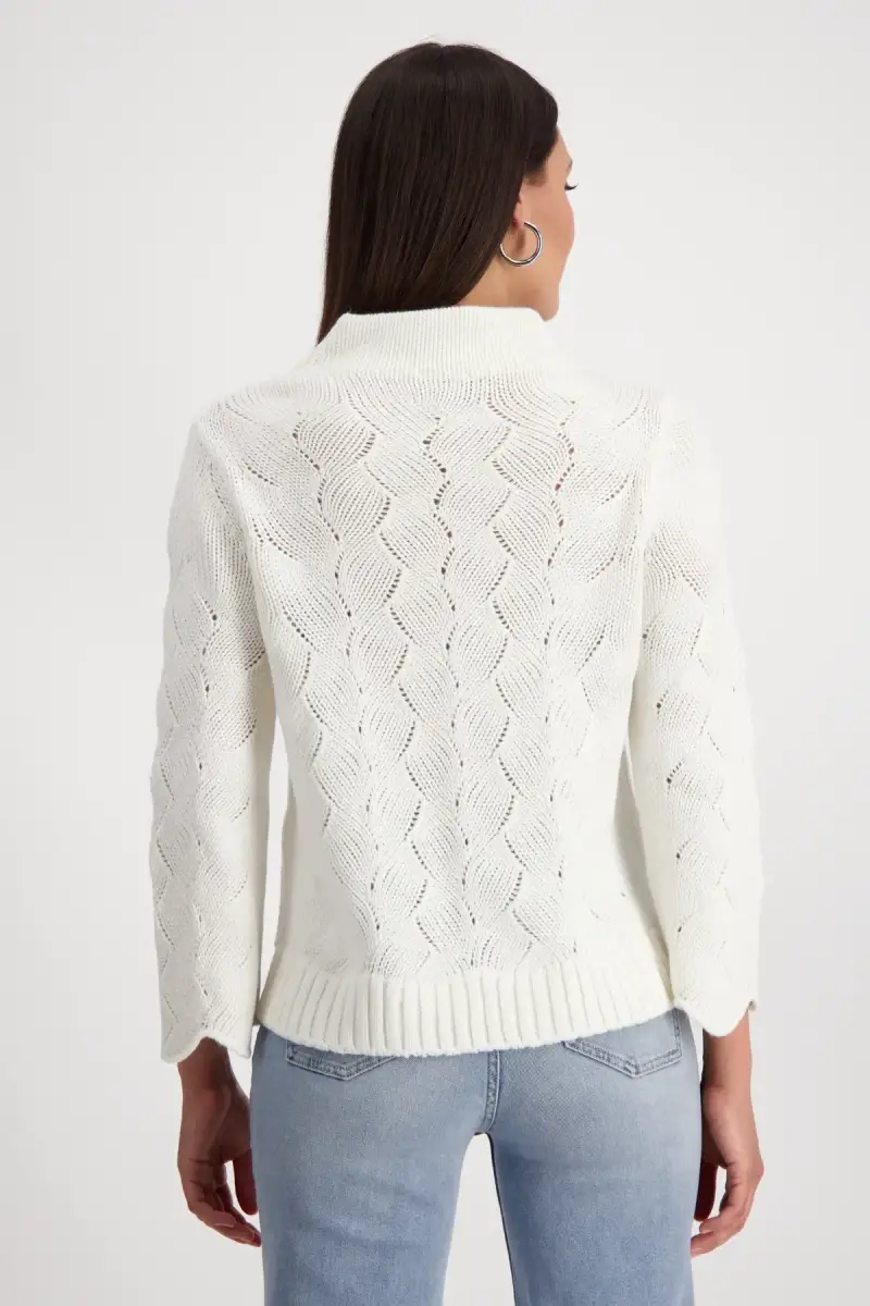 Monari Pullover mit Zopfmuster Im Verkauf