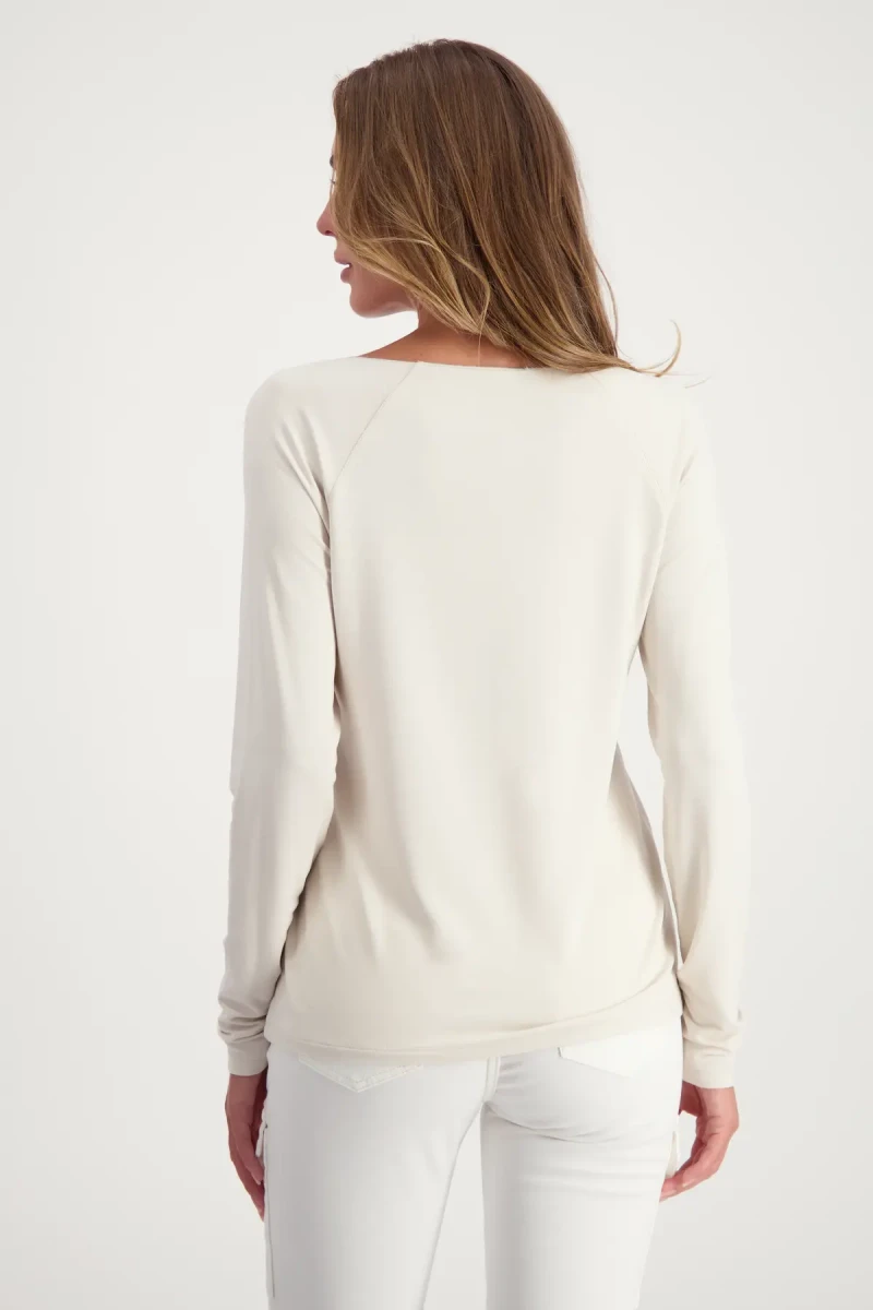 Monari Shirt mit Satin Print Auslauf