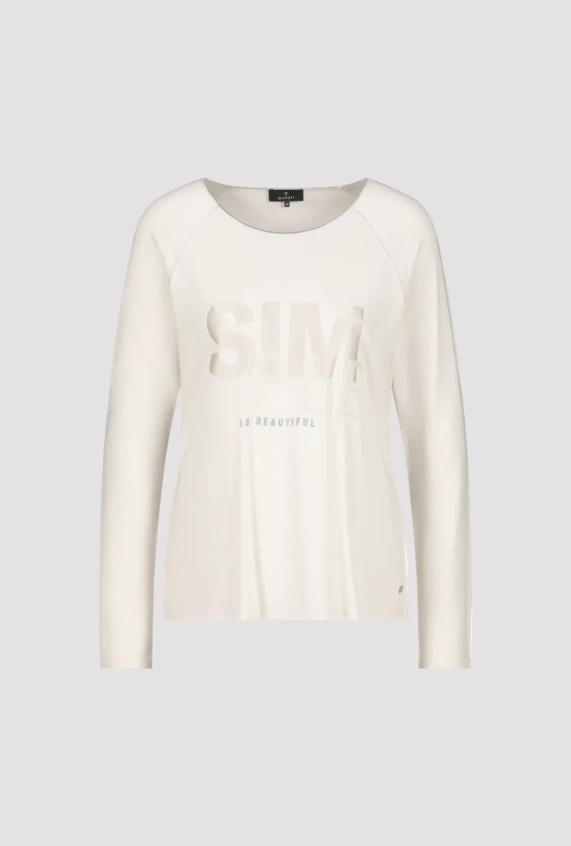 Monari Shirt mit Satin Print Auslauf