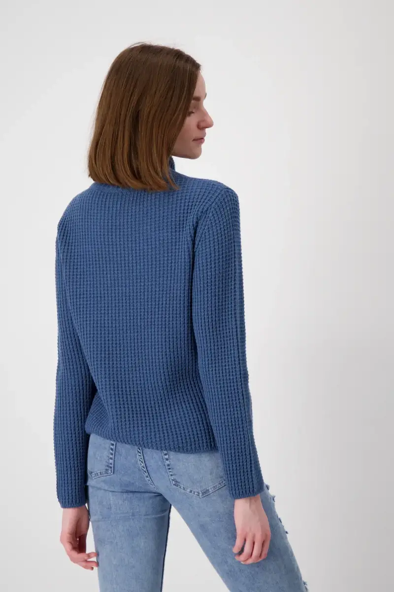 Monari Strickpullover mit Stehkragen Sonderangebot