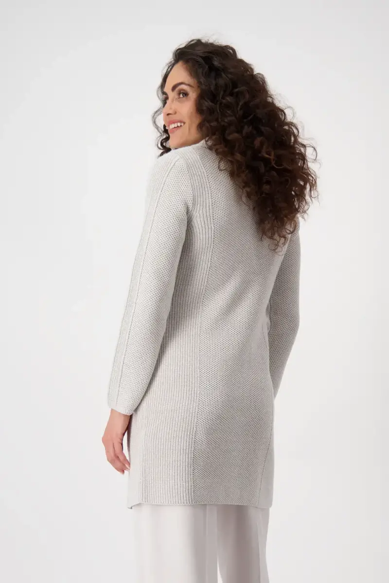 Monari Strickmantel mit Reverskragen Rabatt