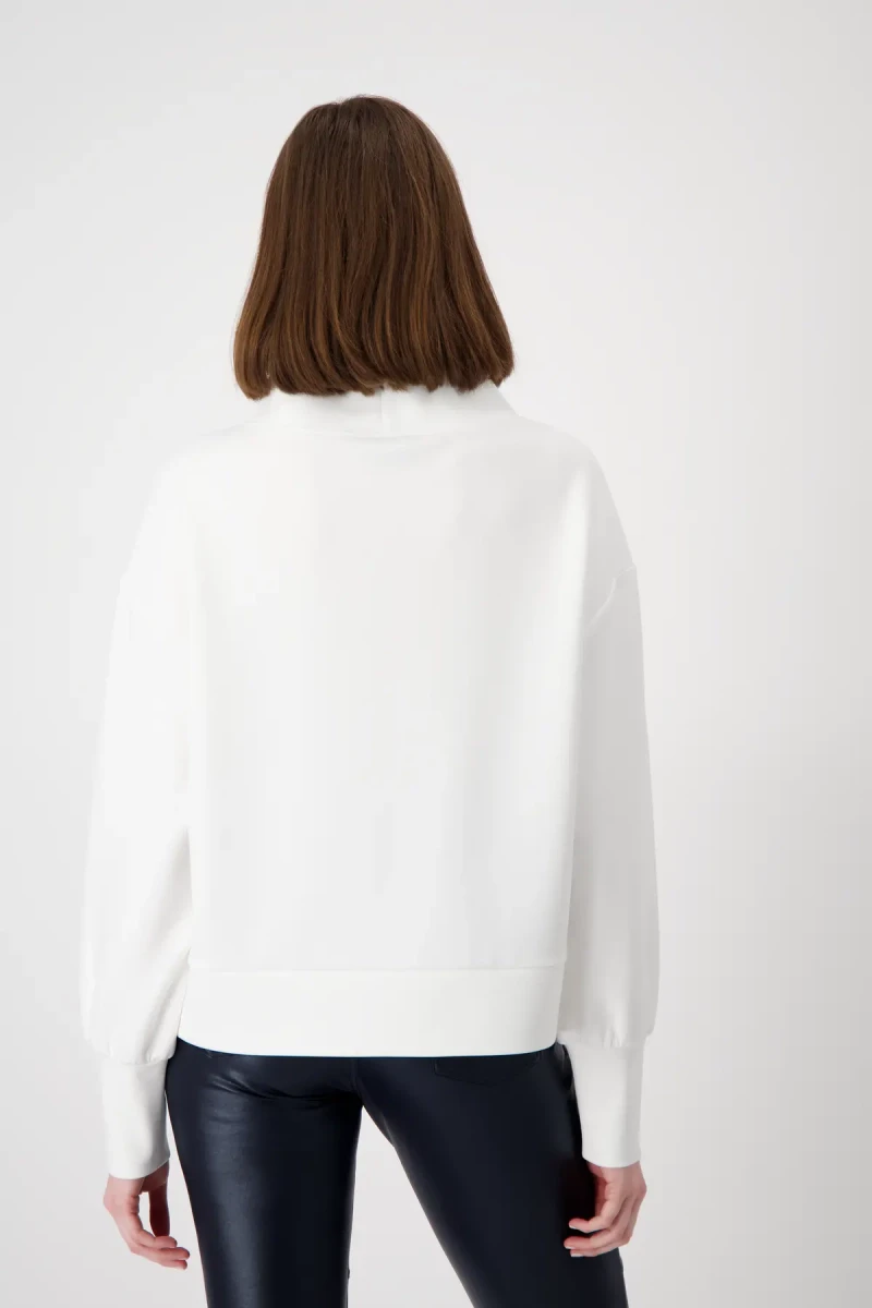 Monari Sweatshirt mit Emblem Print Günstig kaufen