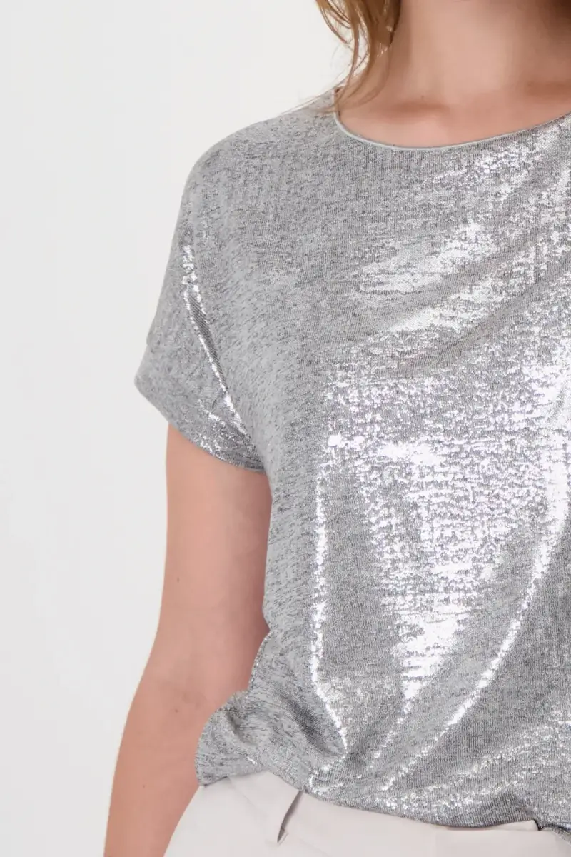 Monari Glänzendes T-Shirt Versandkostenfrei