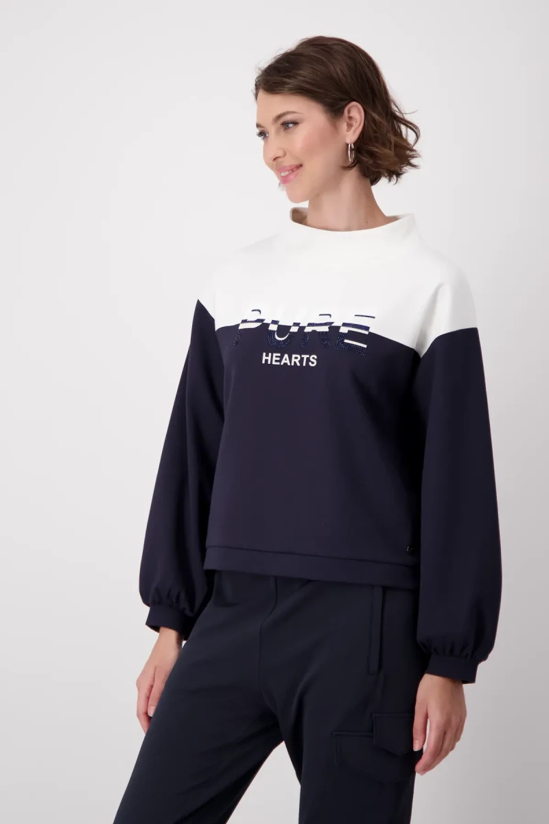 Monari Pure Colorblock Sweatshirt Flash Sale