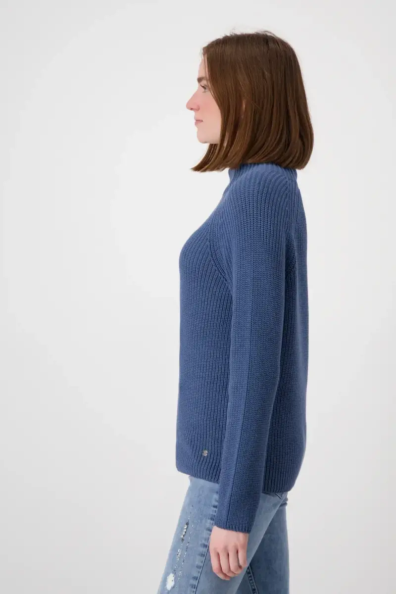 Monari Basic Stehkragen Pullover Online Shopping