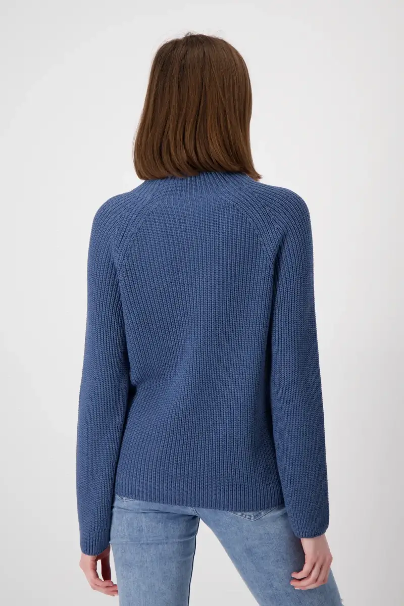 Monari Basic Stehkragen Pullover Online Shopping