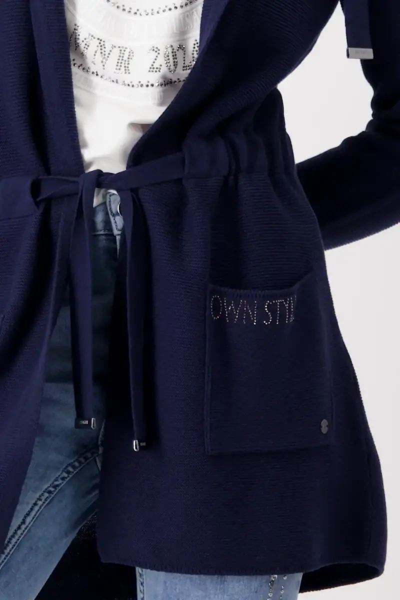 Monari Strickjacke mit Taillenband Black Friday