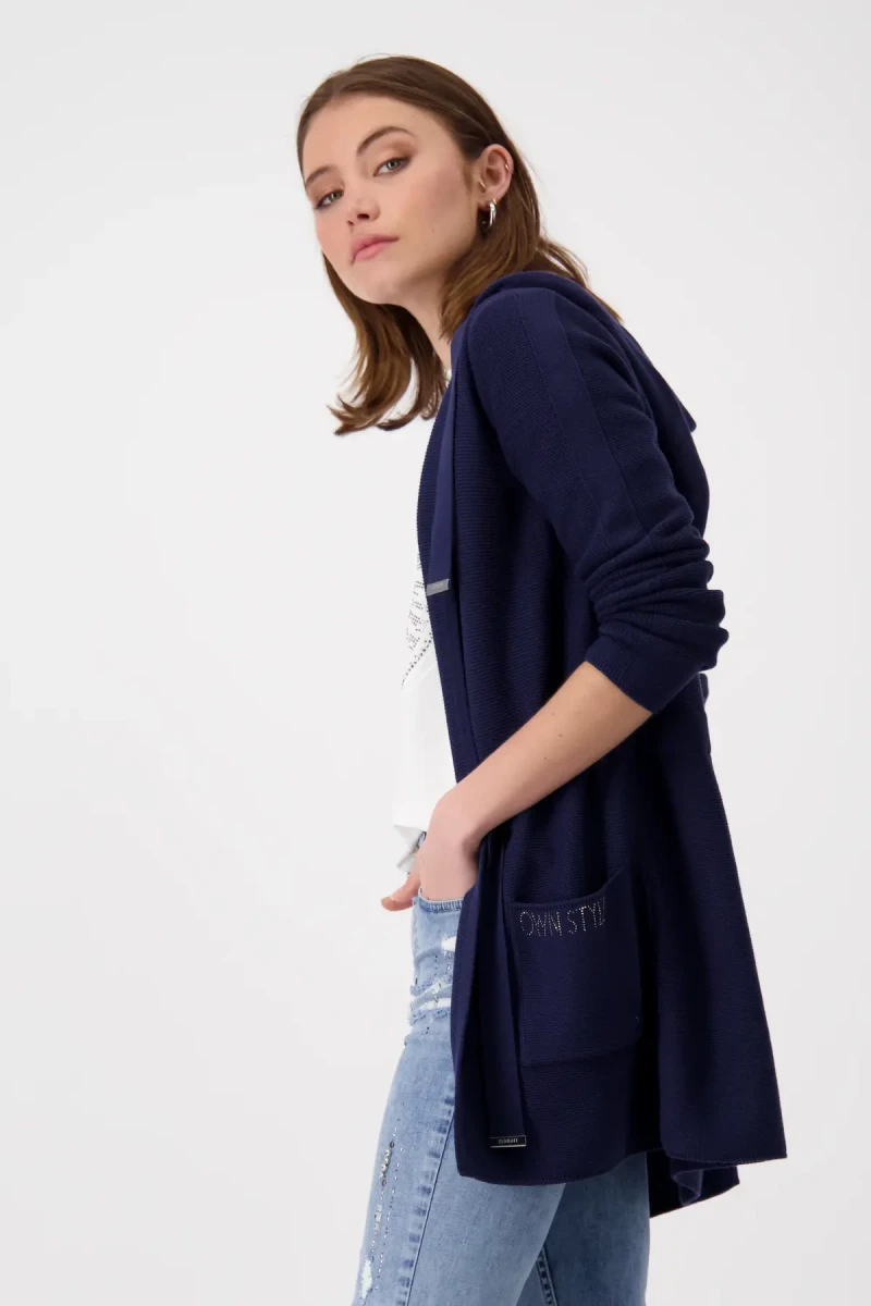 Monari Strickjacke mit Taillenband Black Friday