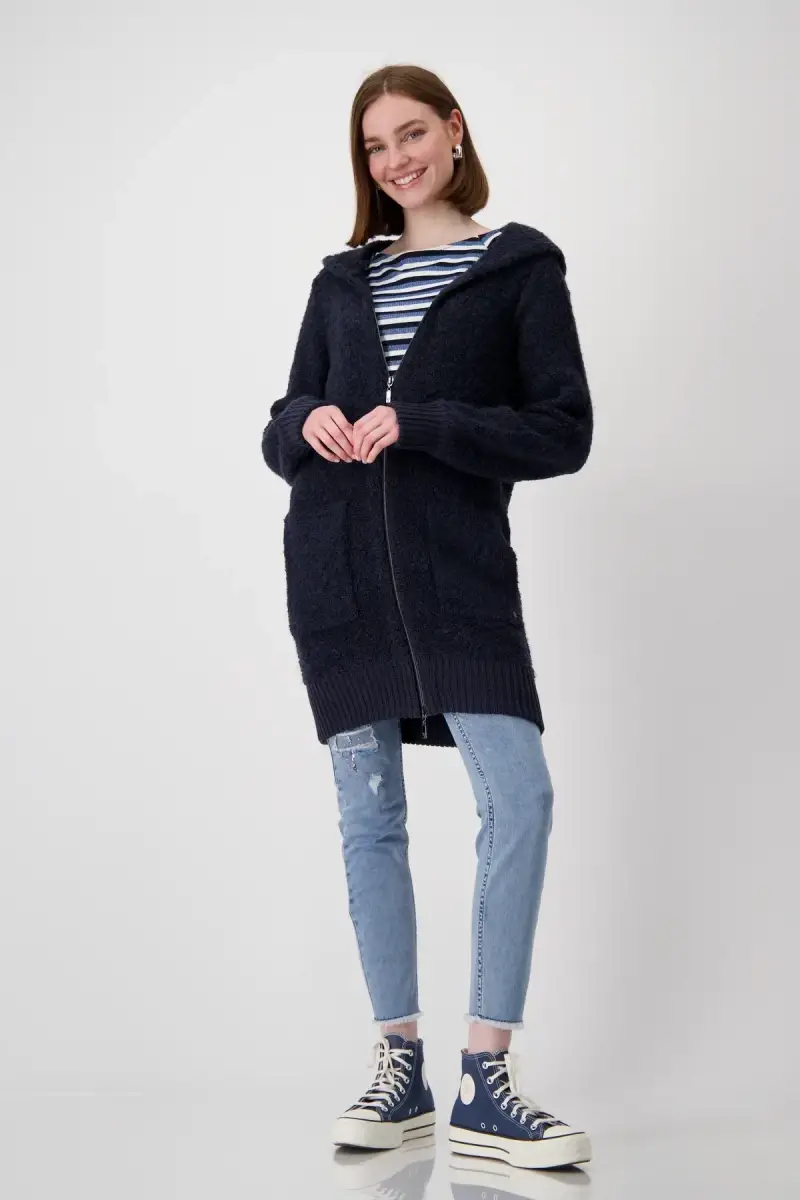 Monari Boucle Jacke mit Kapuze Valentinstagsangebot