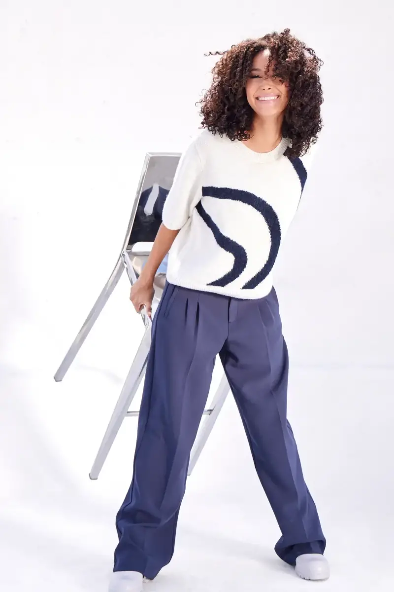 Monari Wide Leg Hose Neueste Mode
