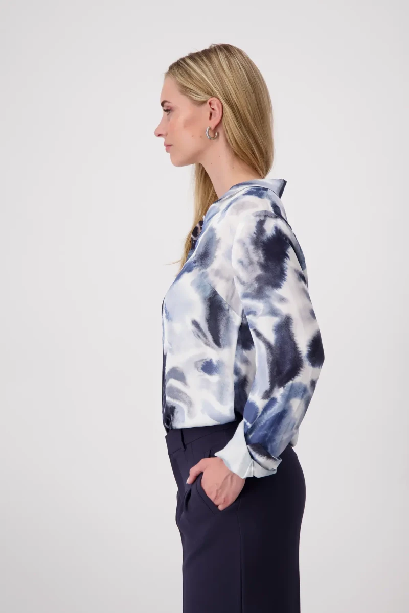 Monari Hemdbluse mit Blumenmuster Große Rabatte