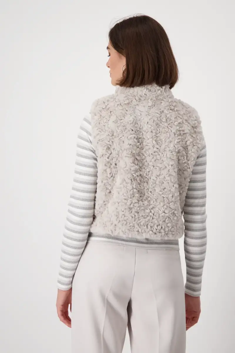 Monari Cropped-Weste mit Taschen Räumungsverkauf