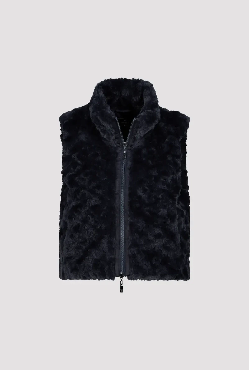 Monari Cropped-Weste mit Taschen Riesige Ersparnisse