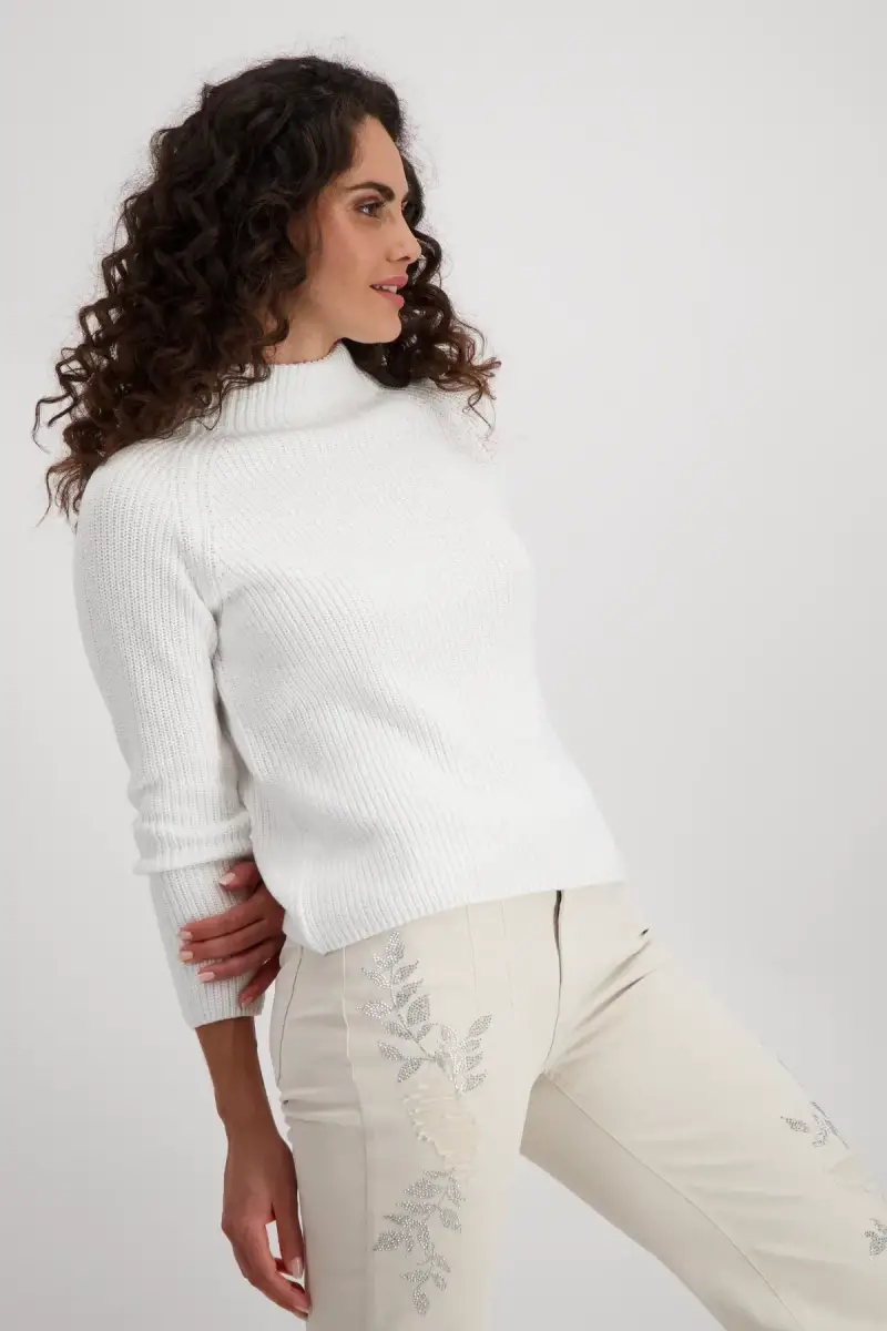 Monari Basic Stehkragen Pullover VIP-Rabatte
