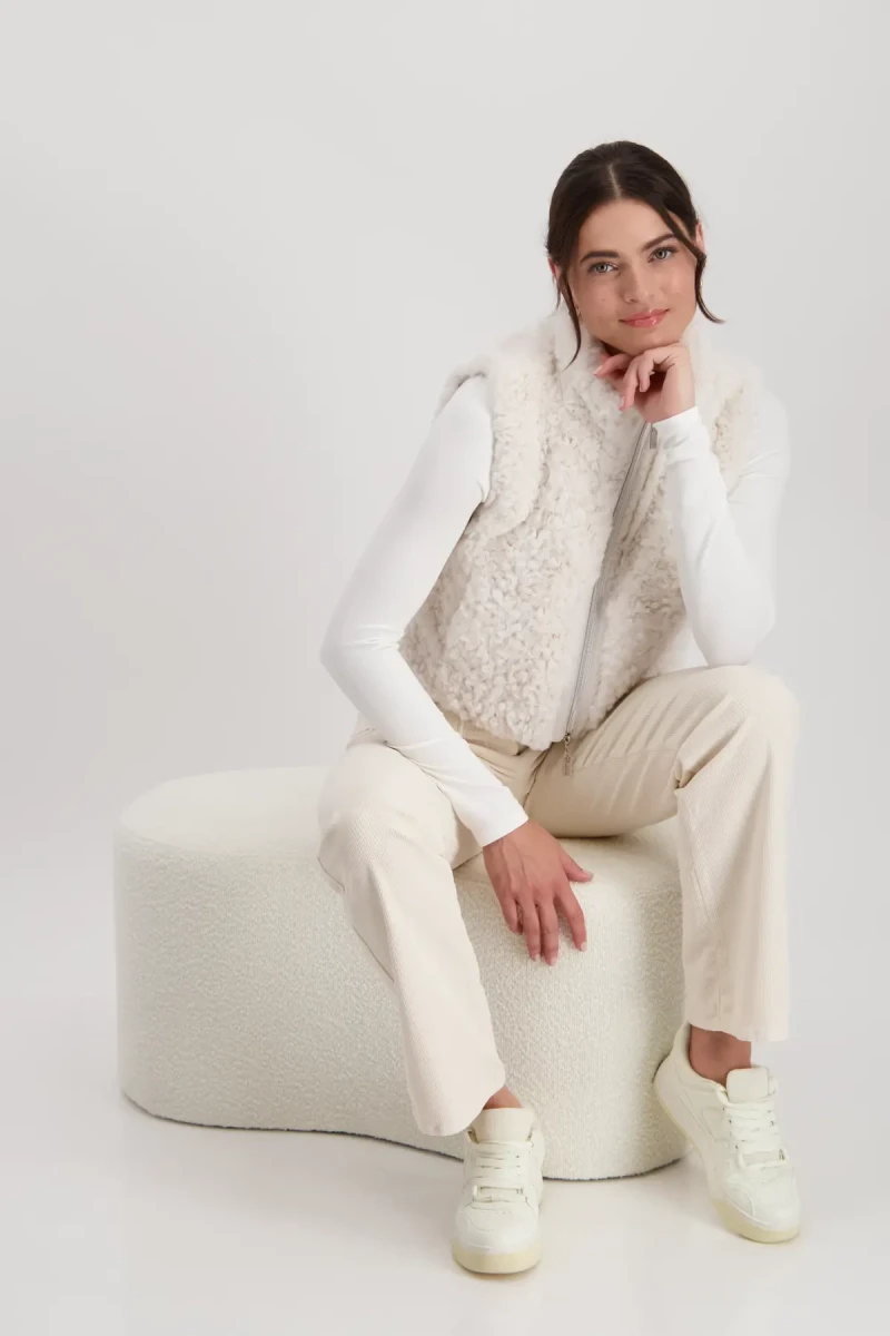 Monari Cropped-Weste mit Taschen Kostenlose Rückgabe