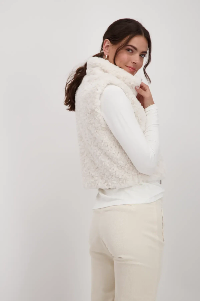 Monari Cropped-Weste mit Taschen Kostenlose Rückgabe