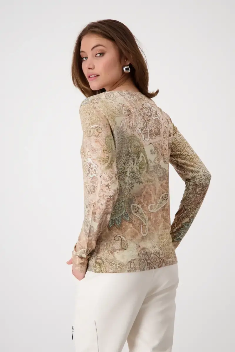 Monari Shirt mit Paisleymuster Begrenzte Freigabe