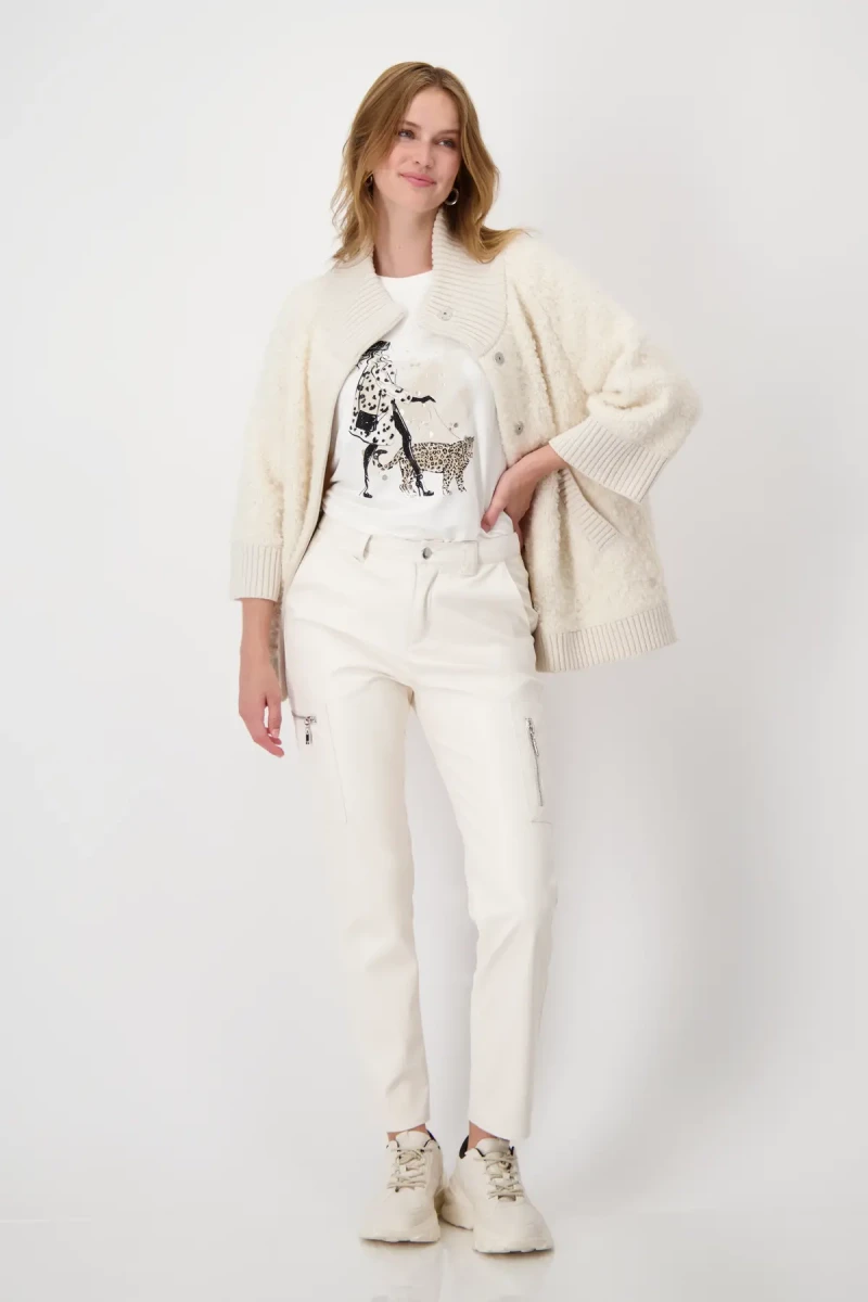 Monari Shirt mit Frauenprint und Strass JETZT KAUFEN
