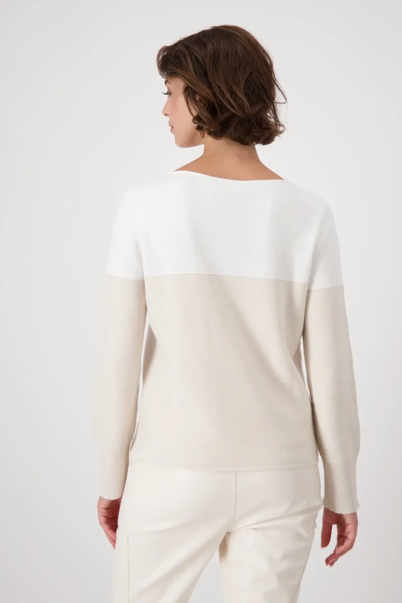 Monari Colorblock Pullover Bis zu 60% Rabatt