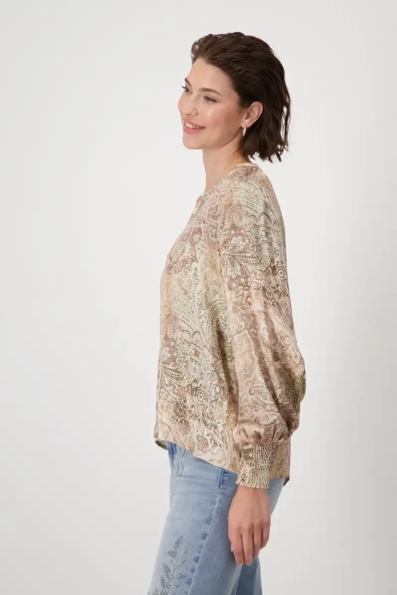 Monari Bluse mit Paisleymuster Discount Store für neue Produkte