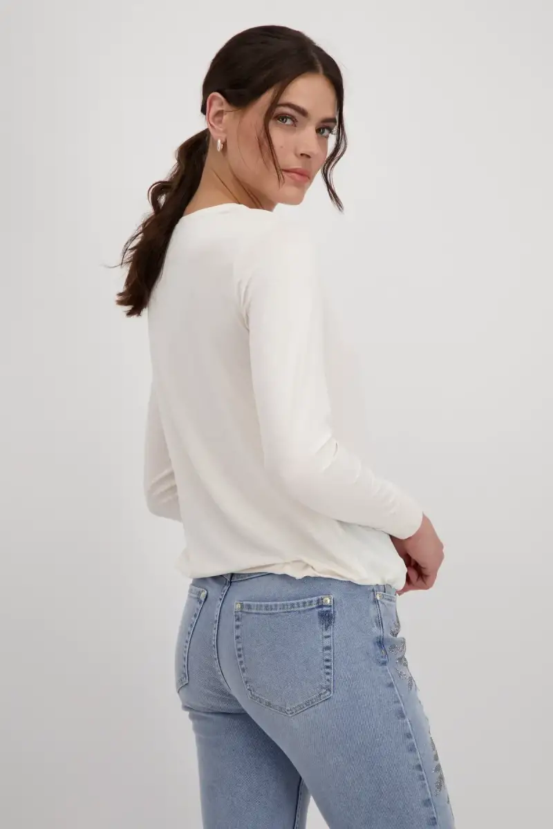 Monari Blusenshirt mit Schmucktasche Riesige Rabatte