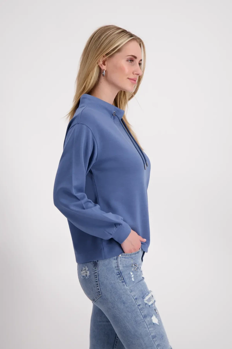 Monari Sweatshirt mit Stehkragen Clearance-Verkauf