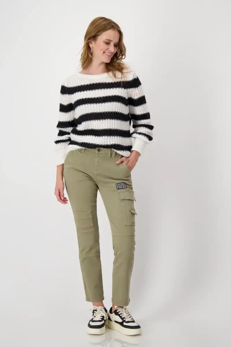 Monari Pullover mit Ringelmuster Auslauf