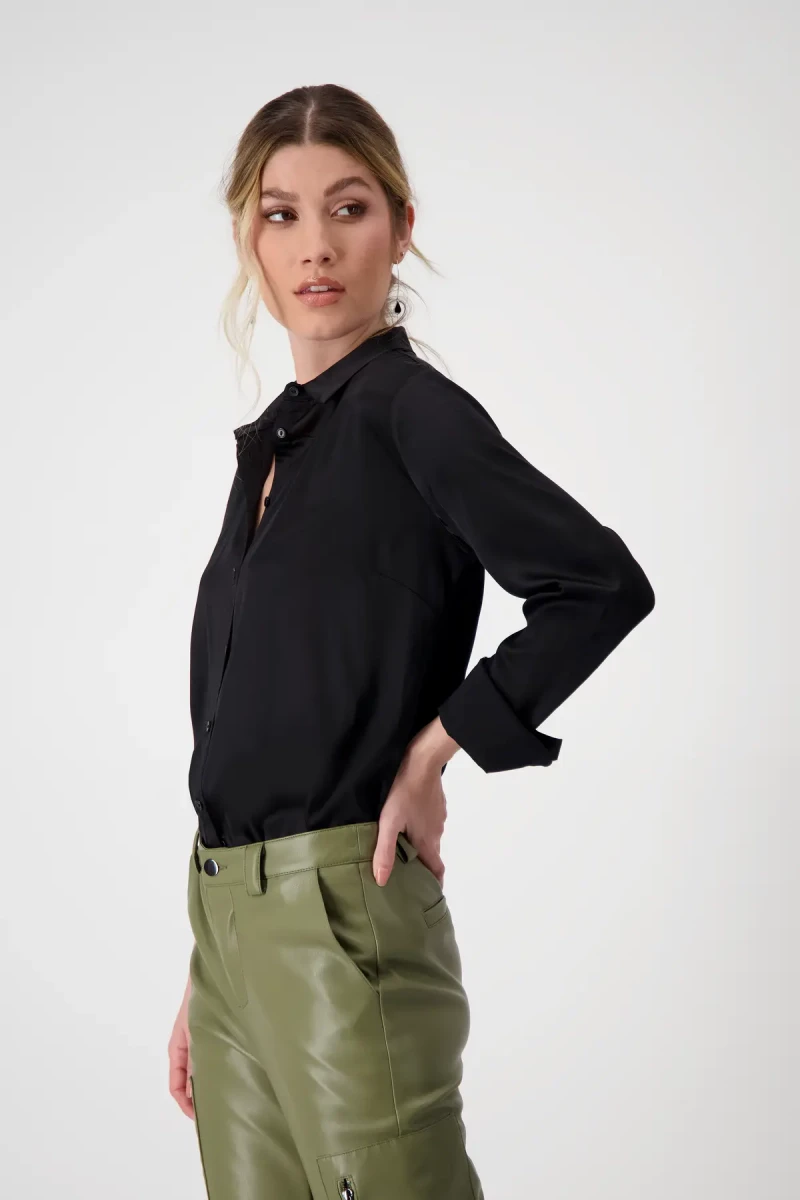Monari Satin Bluse Günstiger Verkauf