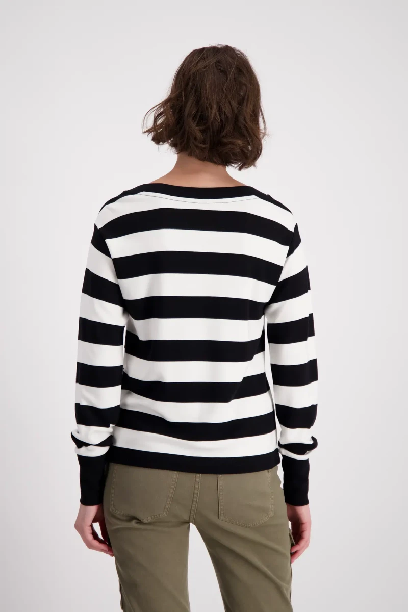 Monari Sweatshirt mit tonigen Pailletten Fabrikverkauf