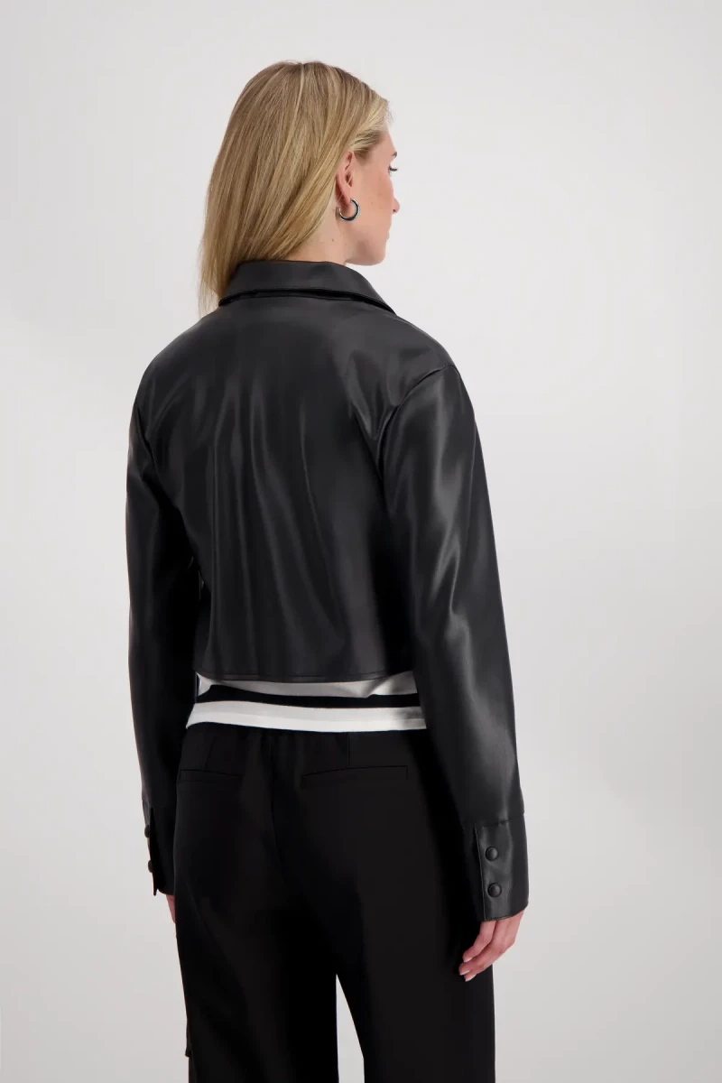 Monari Lederimitat Jacke Meist gekauft