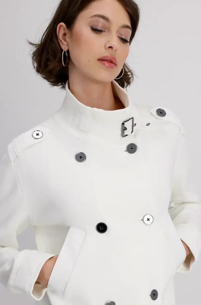 Monari Kurze Trench Strickjacke Sonderangebot