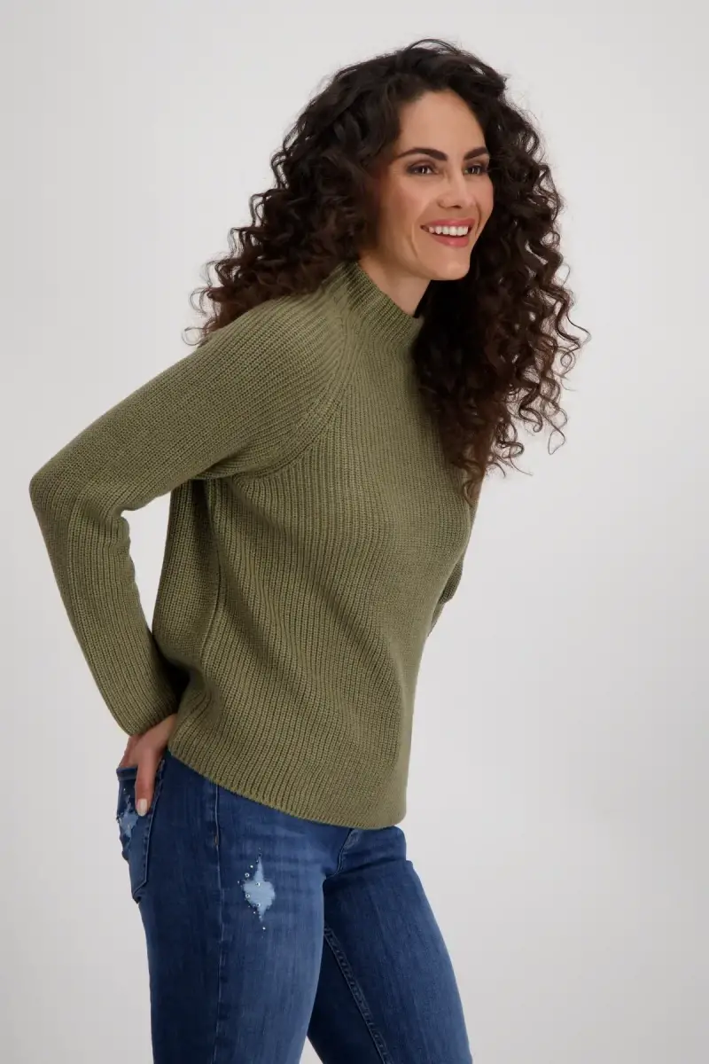 Monari Basic Stehkragen Pullover Rabatt