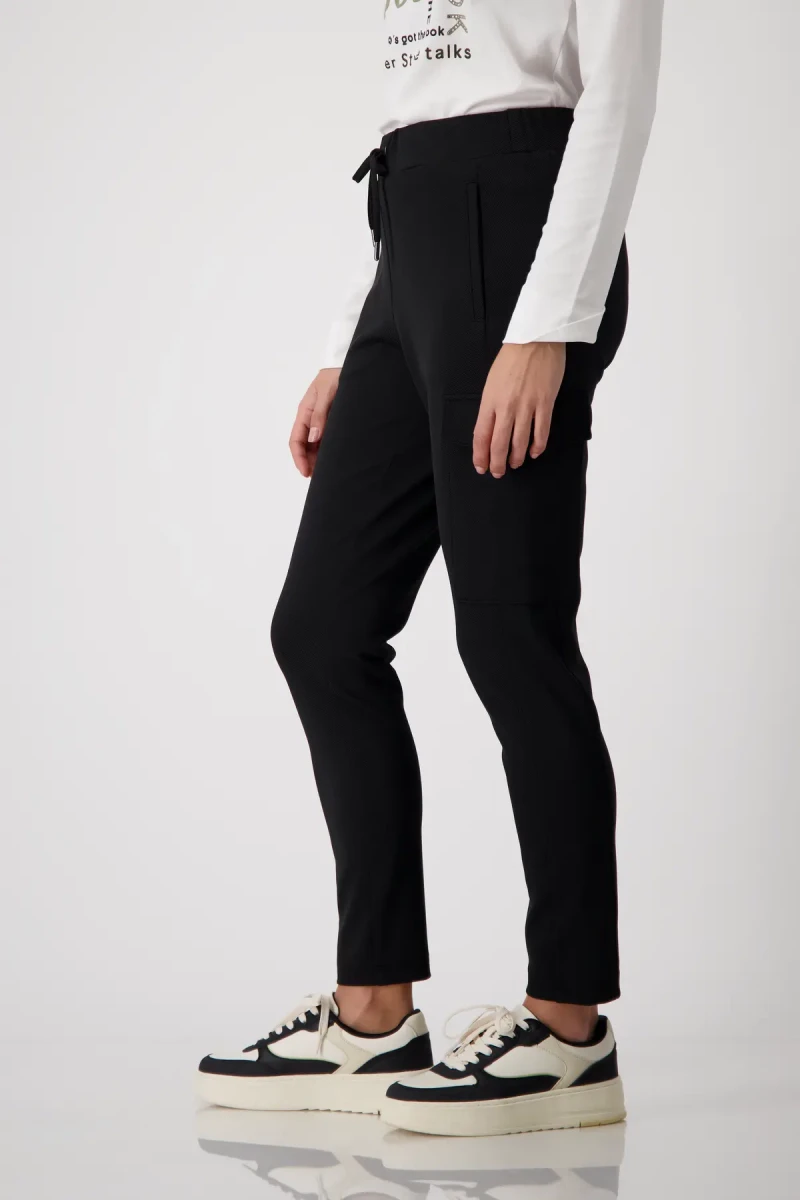 Monari Hose mit Rippstruktur Versandkostenfrei