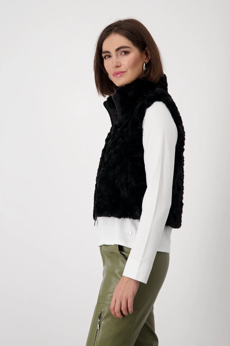 Monari Cropped-Weste mit Taschen Begrenztes Angebot