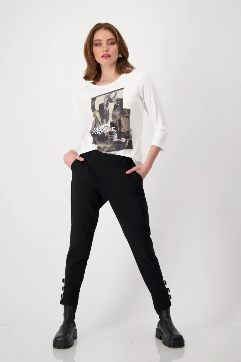 Monari Shirt mit Frauen Print Exklusivangebot