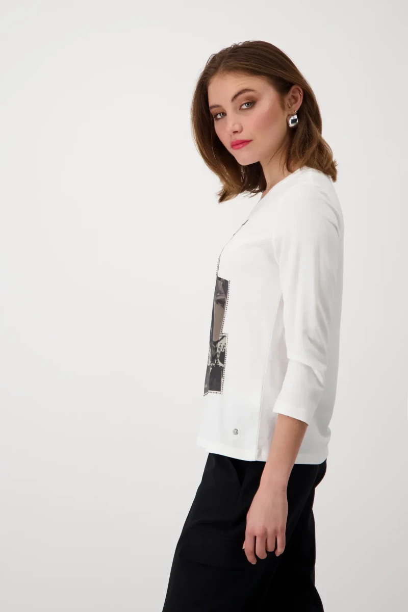 Monari Shirt mit Frauen Print Exklusivangebot