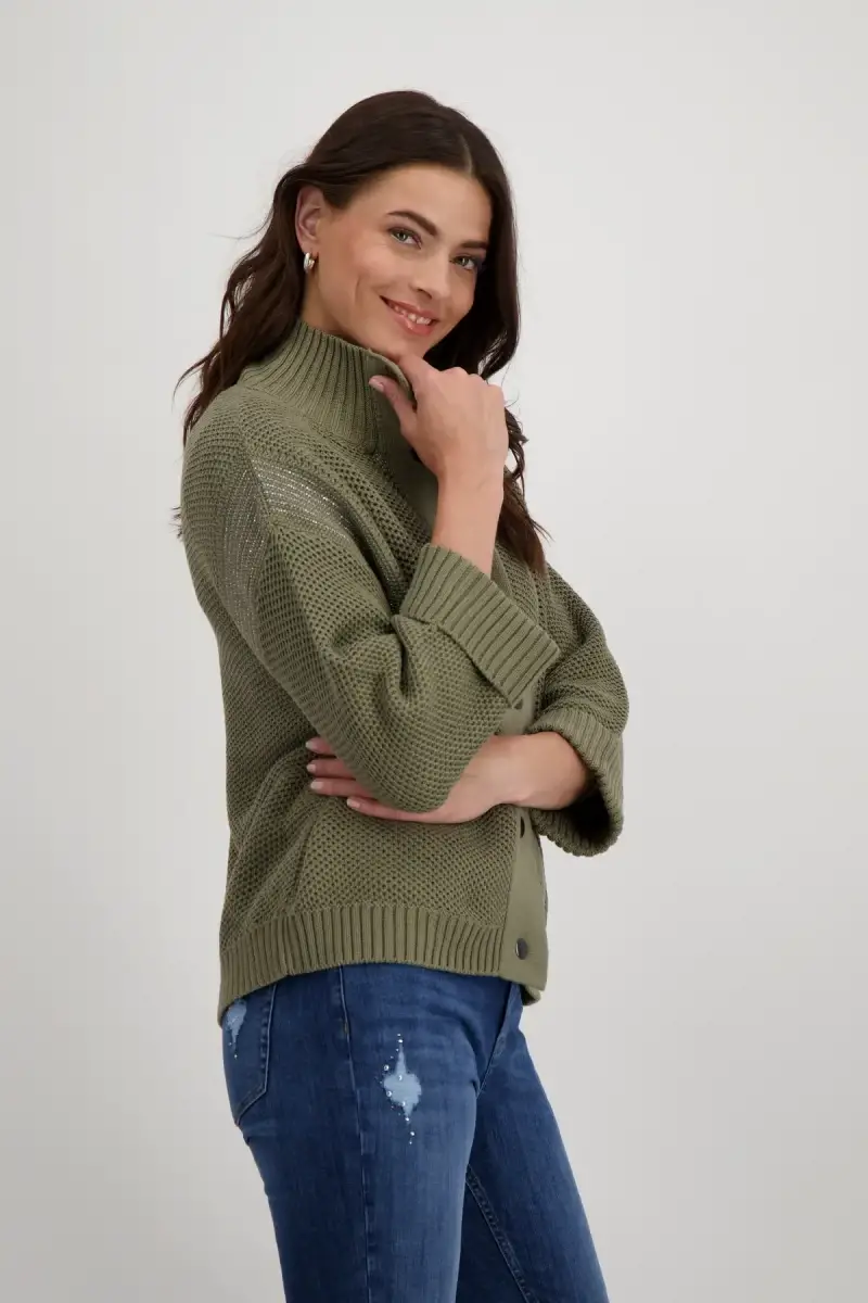 Monari Strickjacke mit Wabenmuster Preisnachlass