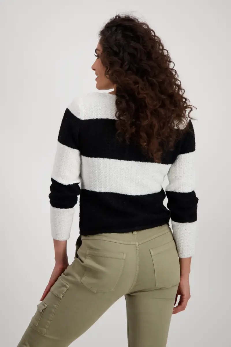 Monari Strickjacke mit Fransen Saisonschlussverkauf