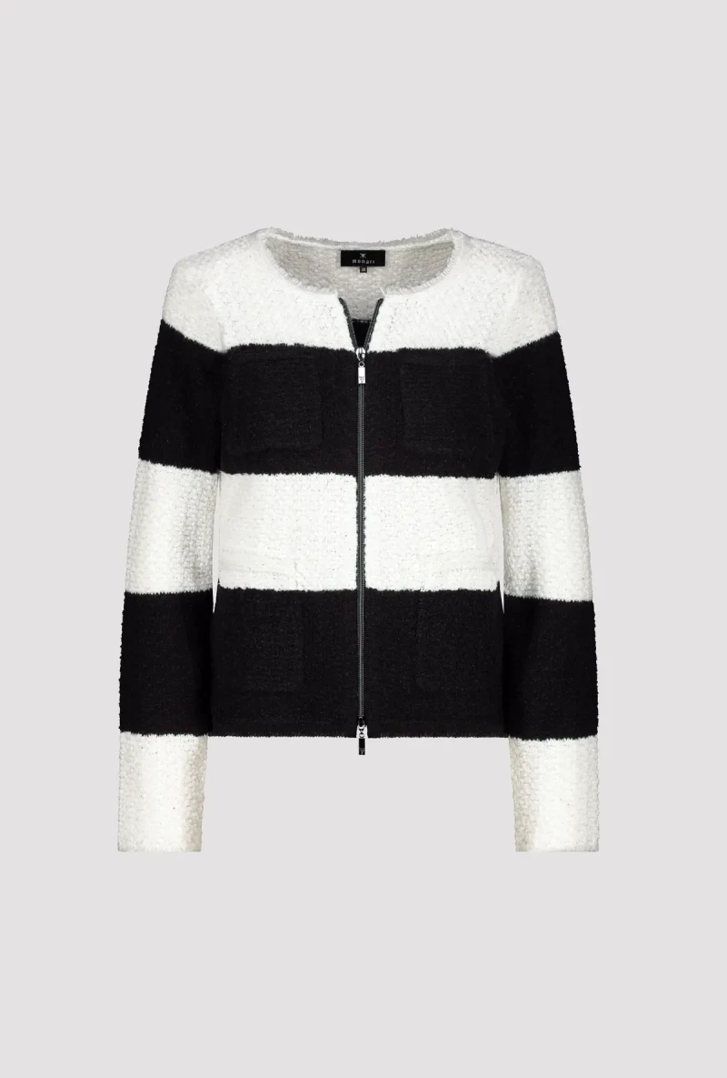 Monari Strickjacke mit Fransen Saisonschlussverkauf