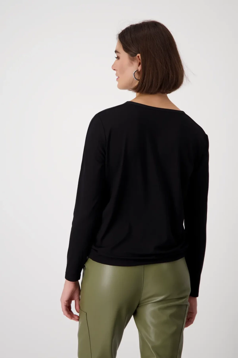 Monari Blusenshirt mit Strasssteine Black Friday