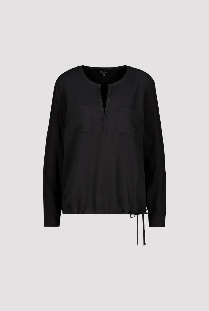 Monari Blusenshirt mit Strasssteine Black Friday