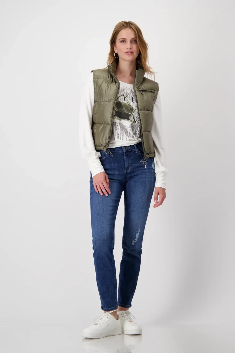 Monari Destroyed Jeans mit Strass Muttertagsangebot