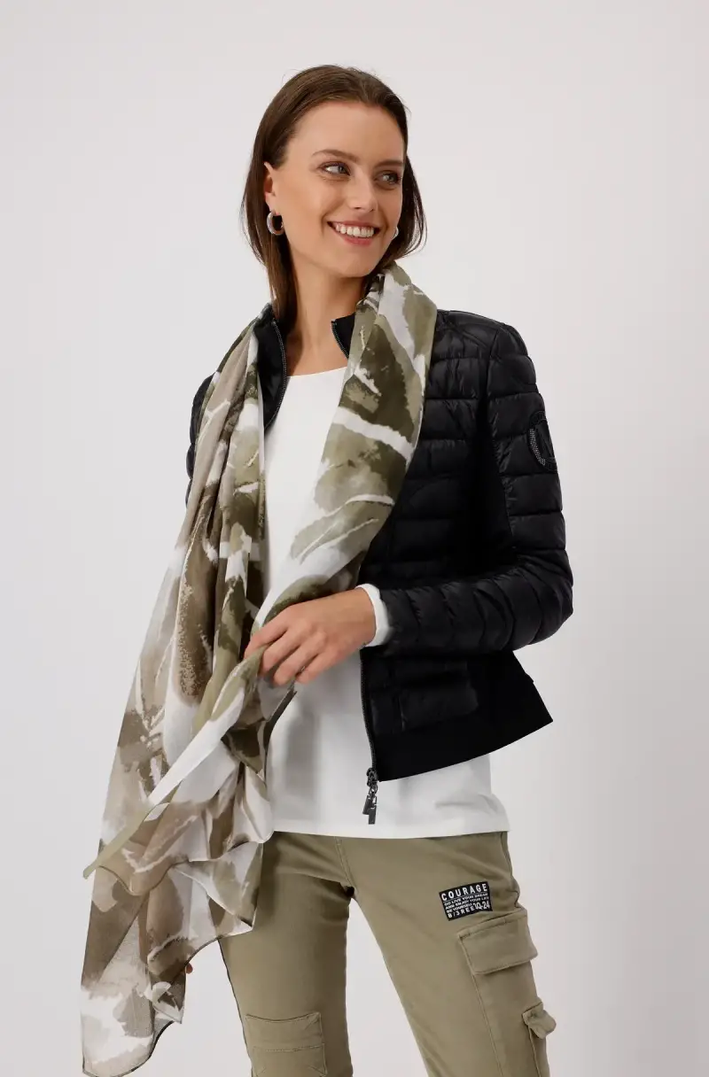 Monari Schal mit Blumenmuster Valentinstagsangebot