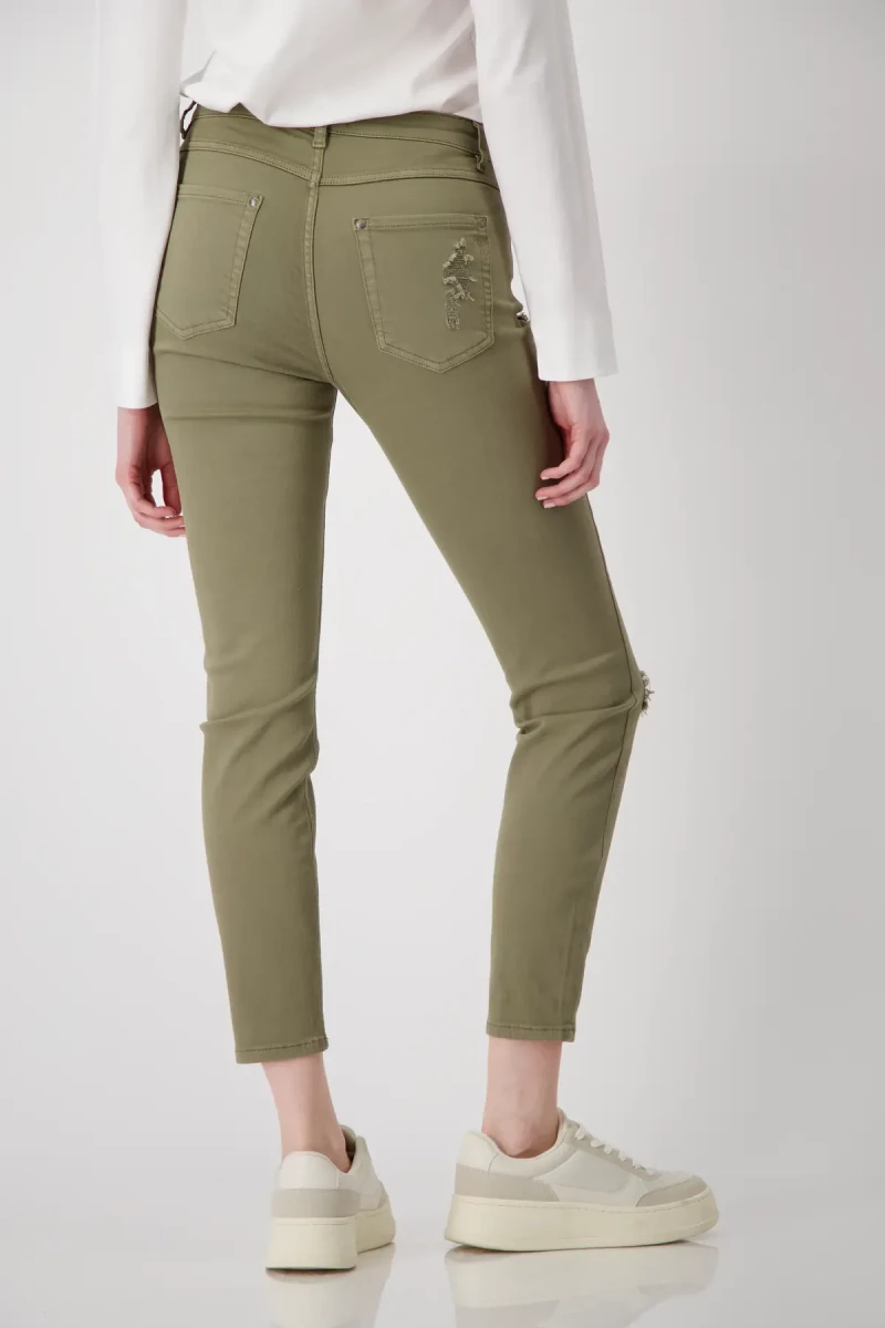Monari Destroyed Jeans mit Schmuck Zeitlich begrenztes Angebot