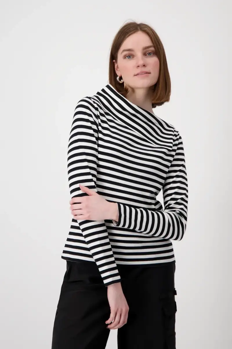 Monari Shirt mit Streifenmuster Exklusive Angebote