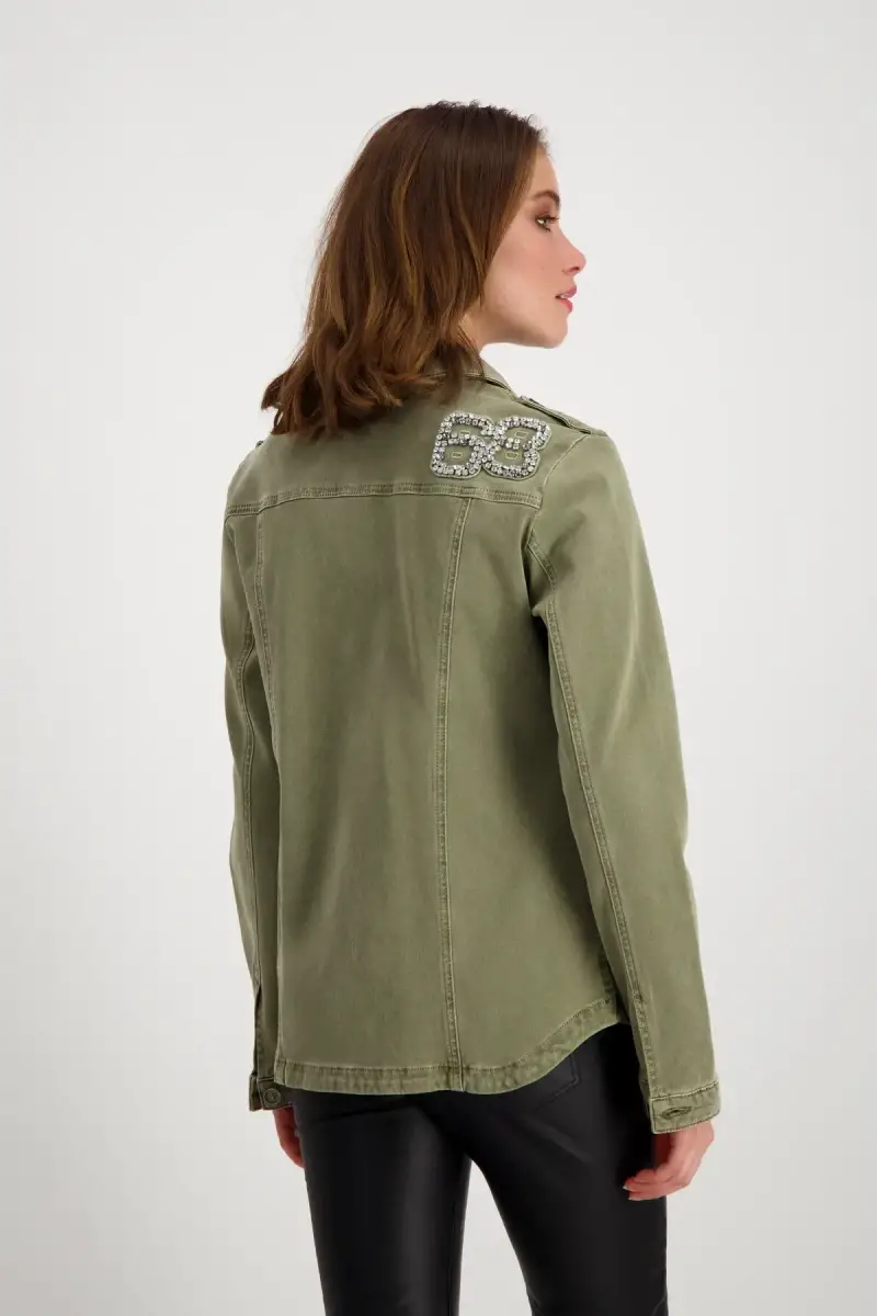 Monari Hemdjacke mit Schmucksteinen Große Rabatte